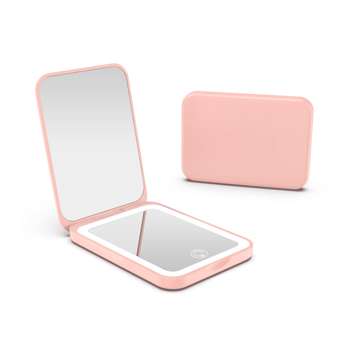Kintion pocket mirror with soft light for precise makeup application