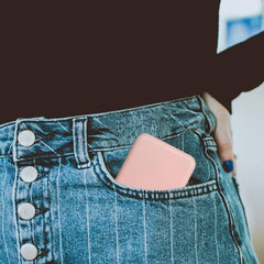Kintion pocket mirror two-sided design supports full-face and detail checks.