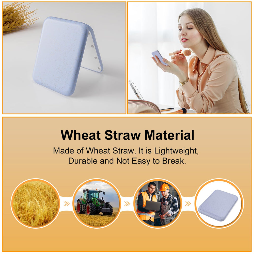 Kintion magnetic switch mirror opens smoothly with one hand.