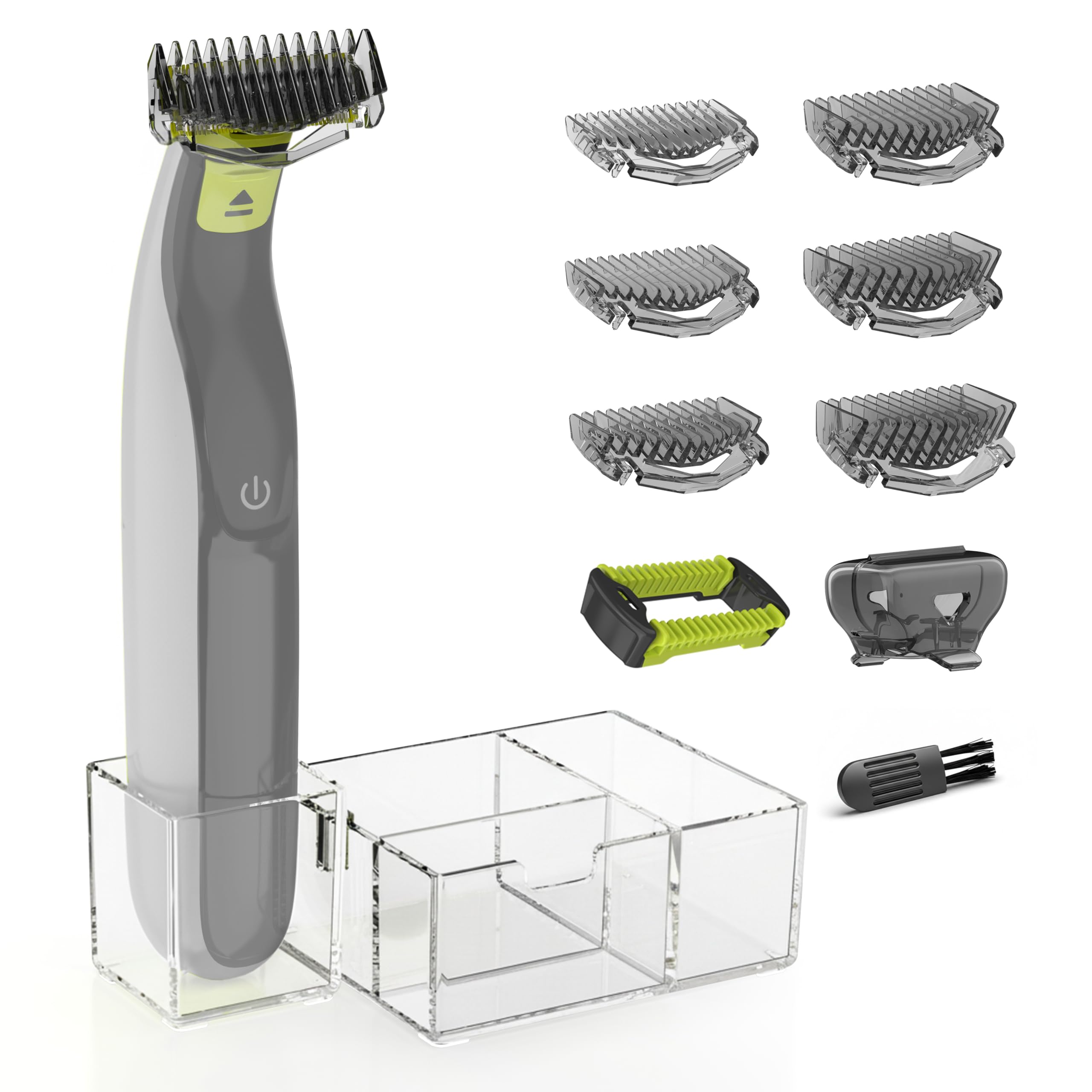 KIONCARE Guards Kit Plus with six guide combs for precise beard and body grooming