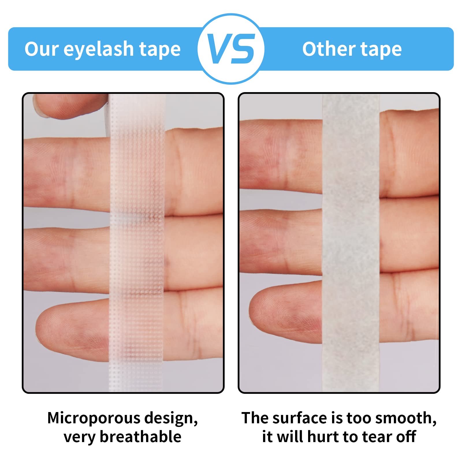 Kirecoo eyelash extension tape for studios and professionals in beauty settings.