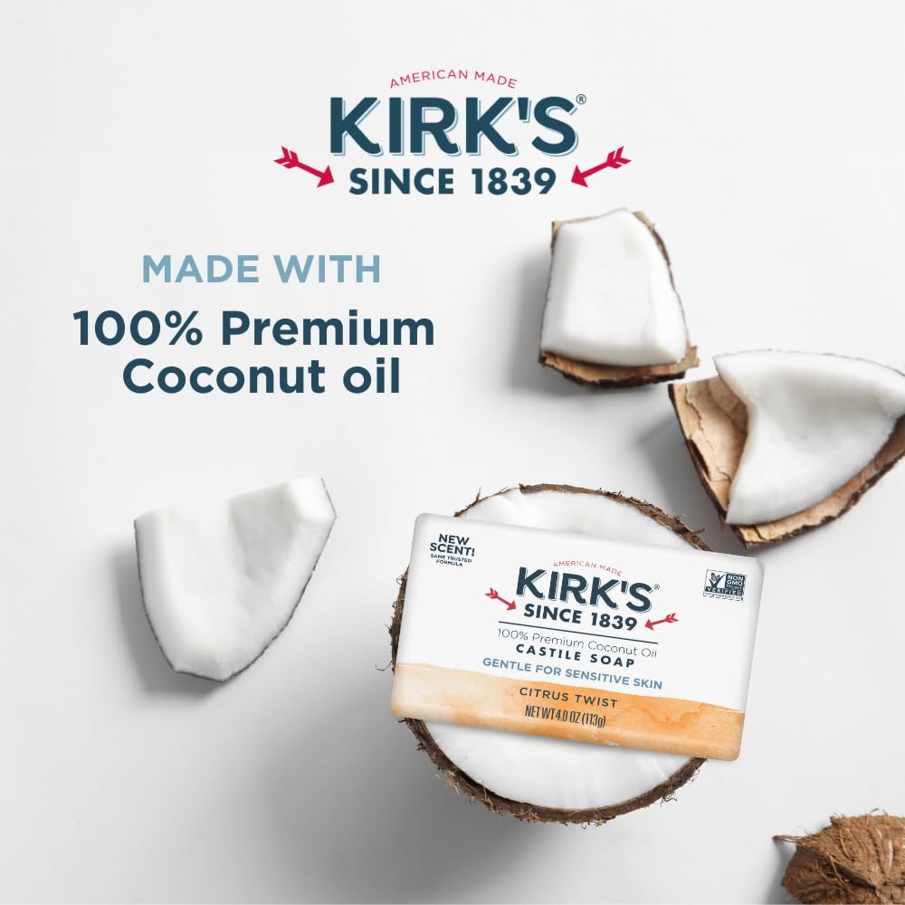 Kirk’s Castile barra familiar, uso diario para toda la familia.