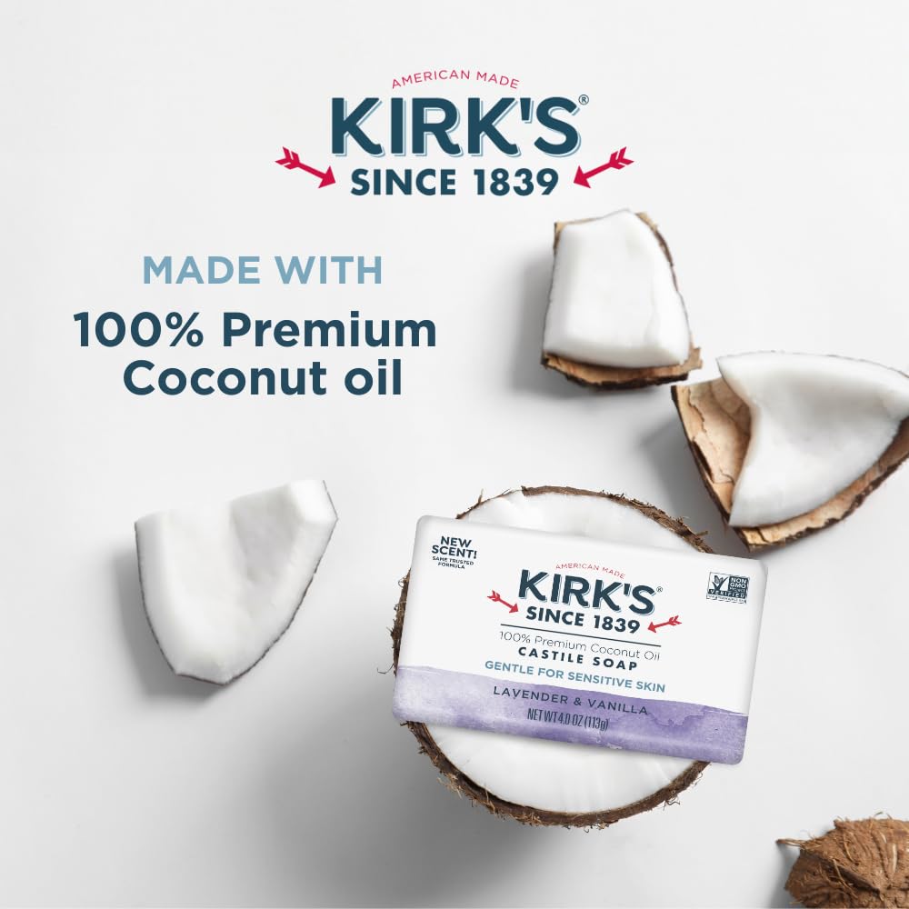 Kirk’s Jabón de Castilla: uso diario en ducha para cuerpo y manos
