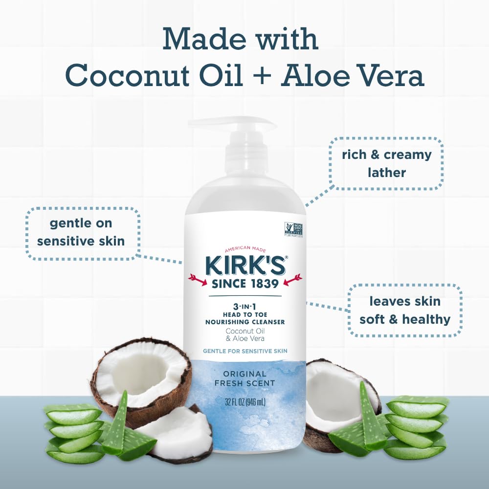 Kirk's formula designed for sensitive skin and family use
