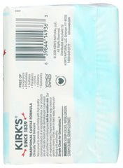 Kirk's Soap Bar 3pk Frag Free wrapped packaging, easy to store.