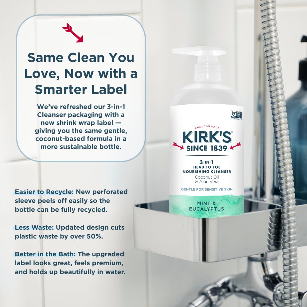 Kirks vegan non-GMO formula supports plant-based cleansing choices.
