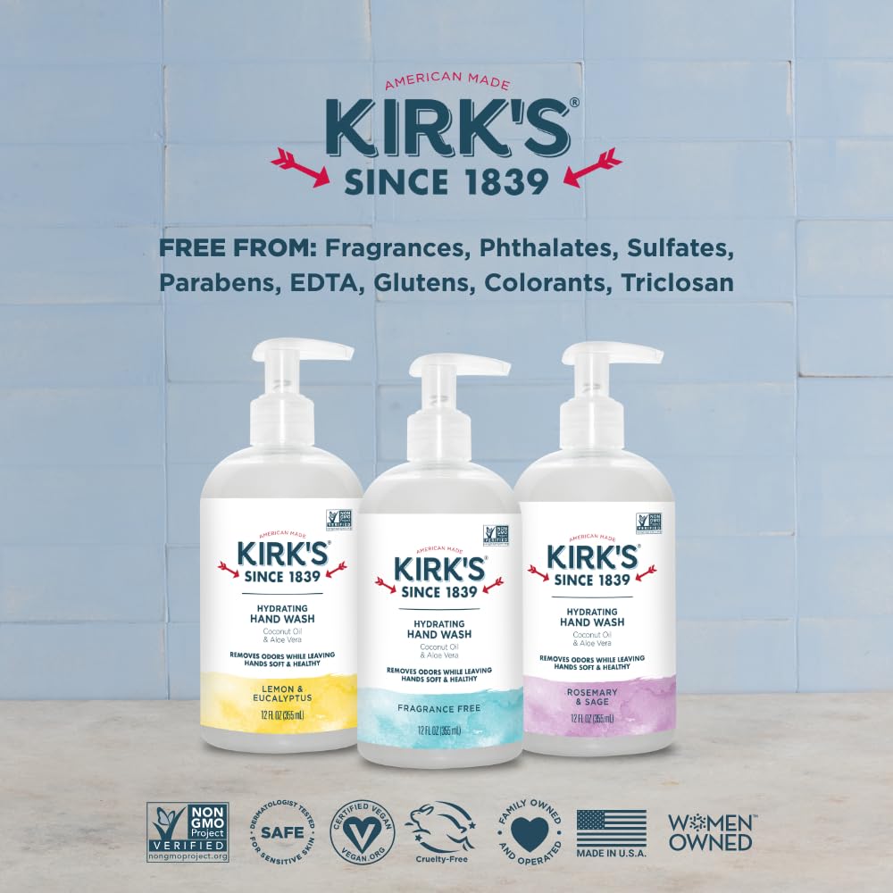 Kirk's family-owned brand made in America with careful sourcing