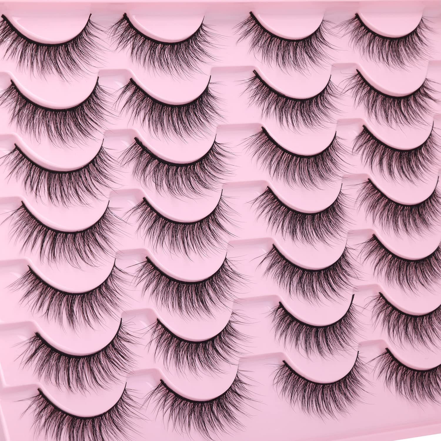 Kiromiro 14 pairs wispy lashes add subtle volume