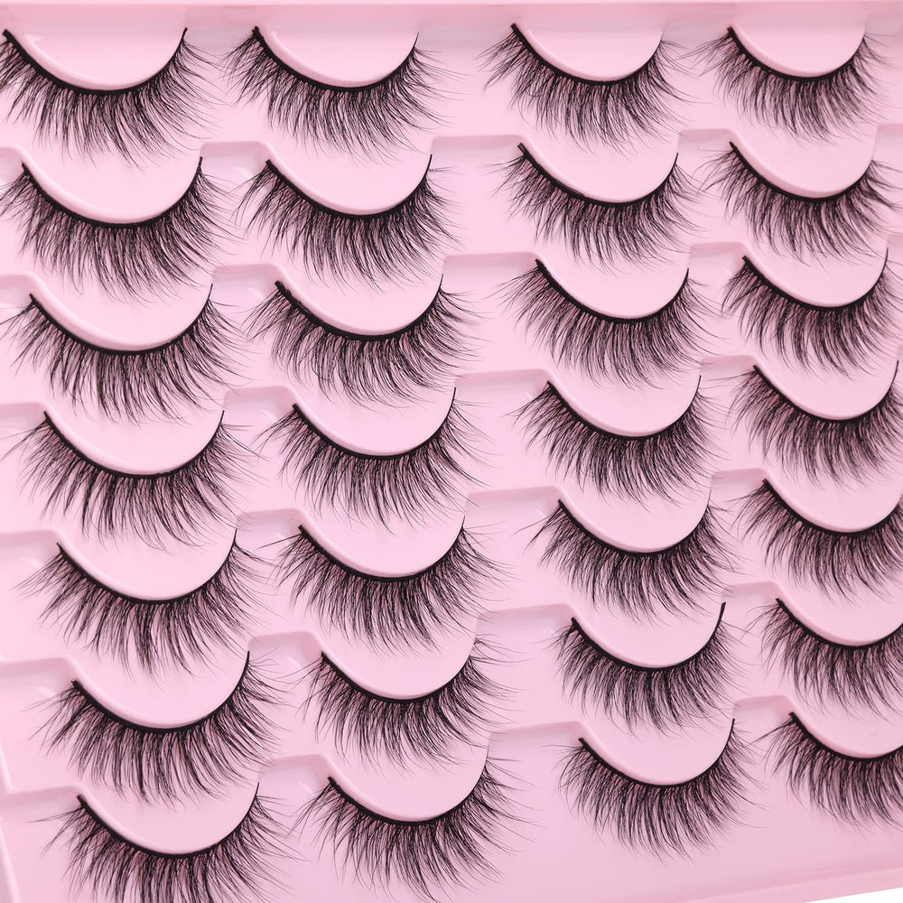 Kiromiro 14 pairs wispy lashes add subtle volume