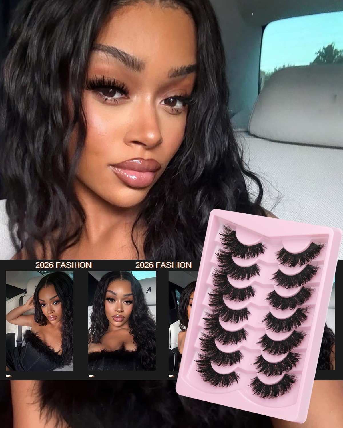 Kiromiro cat-eye lashes sculpt outer corners for lifted eyes.