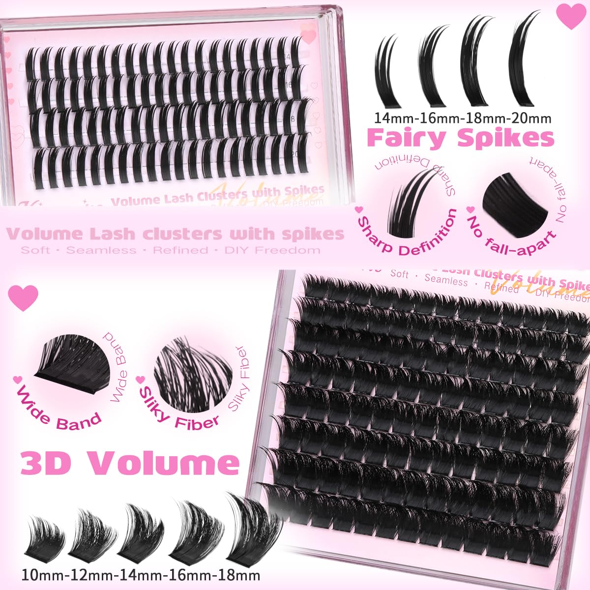 Kiromiro CC curl clusters create lifted, wide-eyed appeal with seamless lash integration