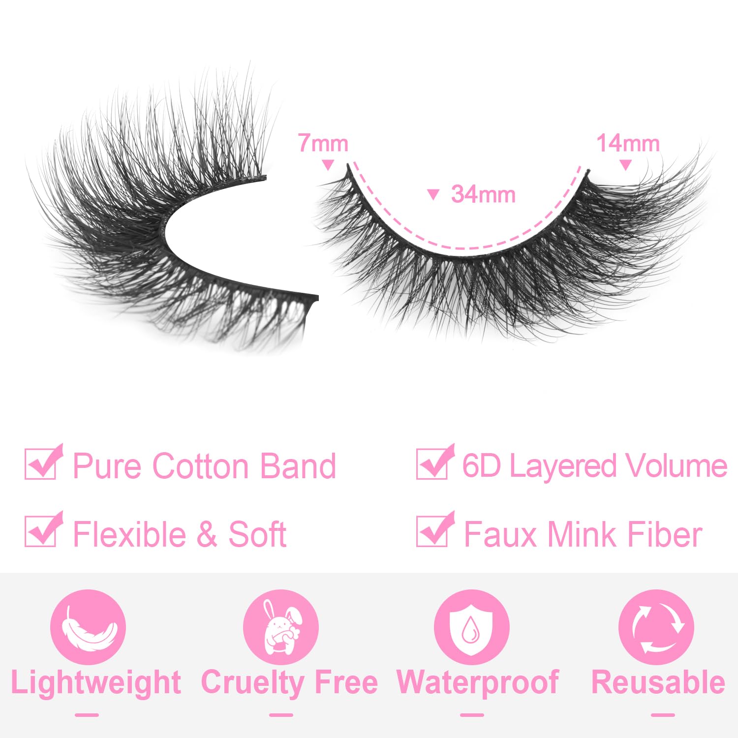 Kiromiro cotton-band lashes offering gentle comfort and reduced irritation