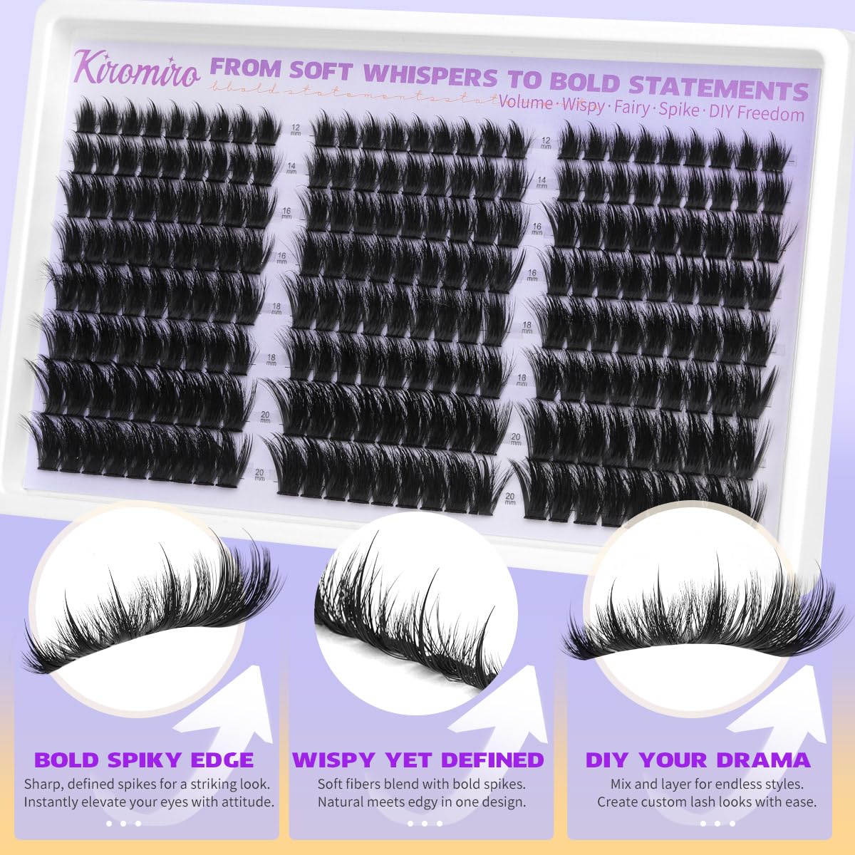 Kiromiro DIY lash extensions enable salon-style results at home.