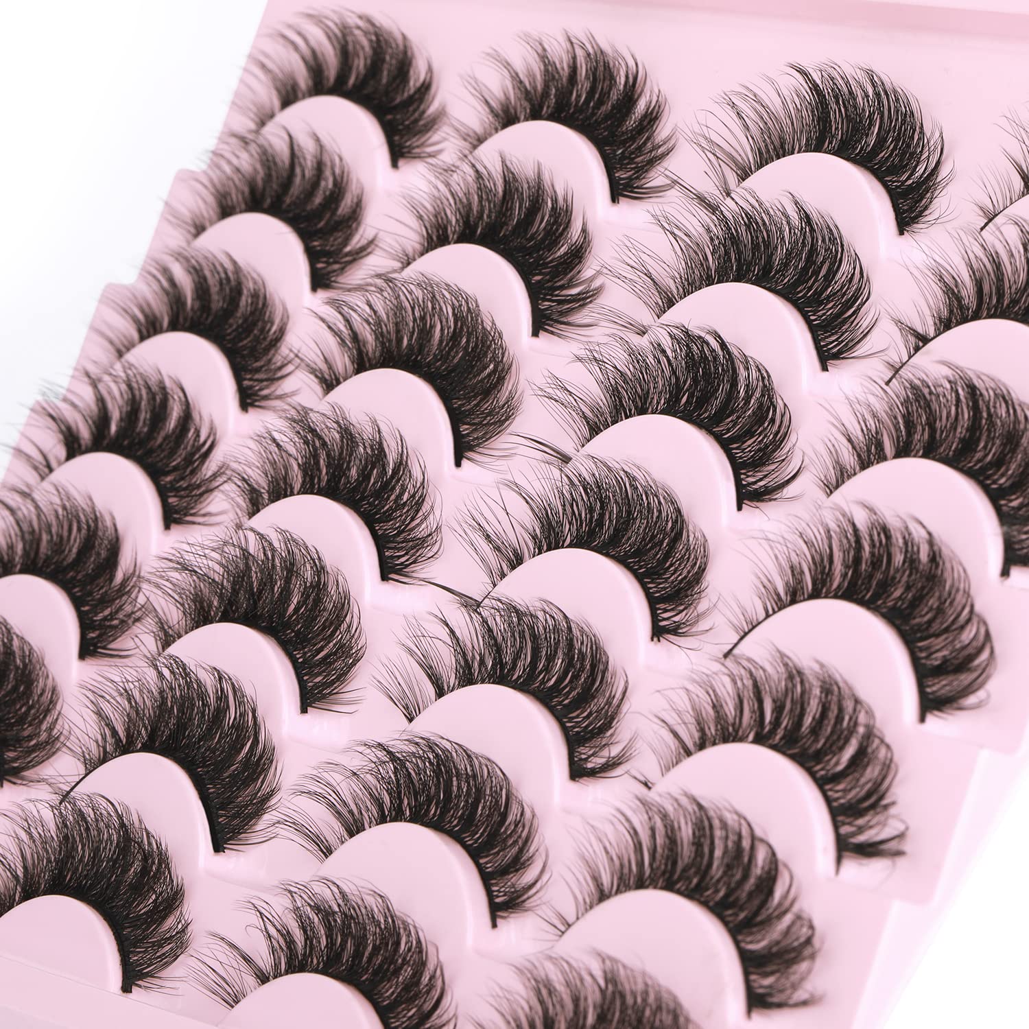 Kiromiro faux mink band lashes offer soft, seamless look and comfort.