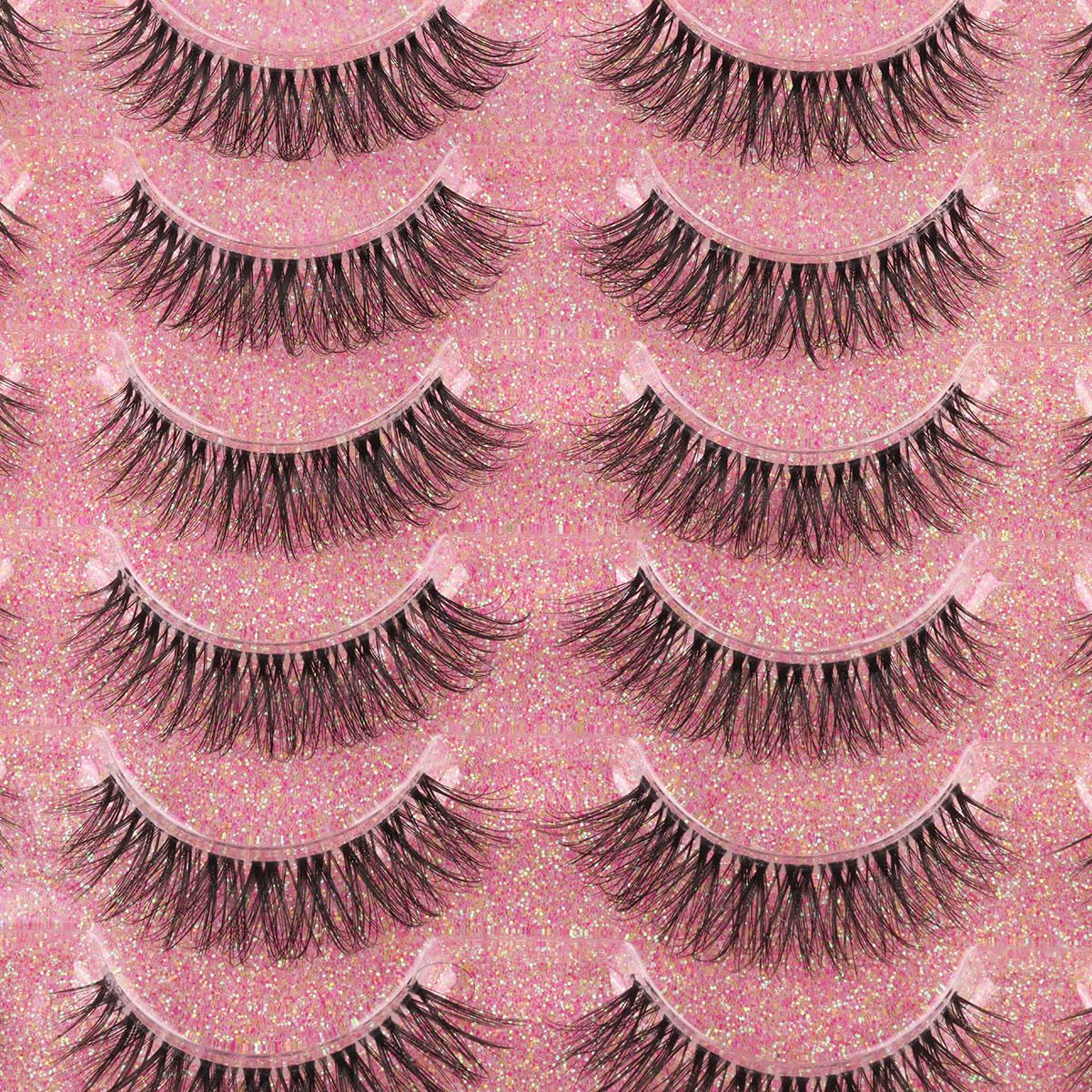 Kiromiro faux mink fiber lashes with lightweight texture