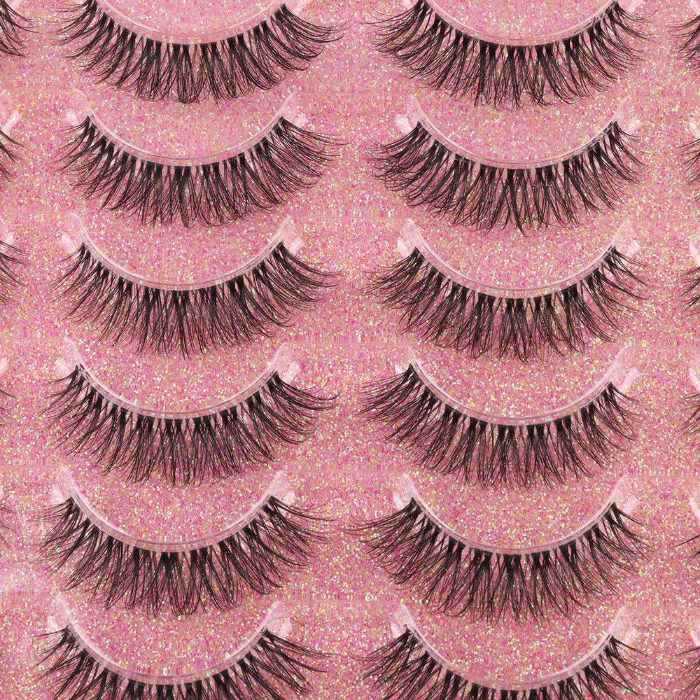 Kiromiro faux mink fiber lashes with lightweight texture