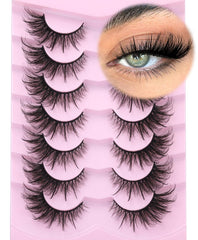 Kiromiro Fox Eye Lashes with 6D volume for a bold, eye-catching look.