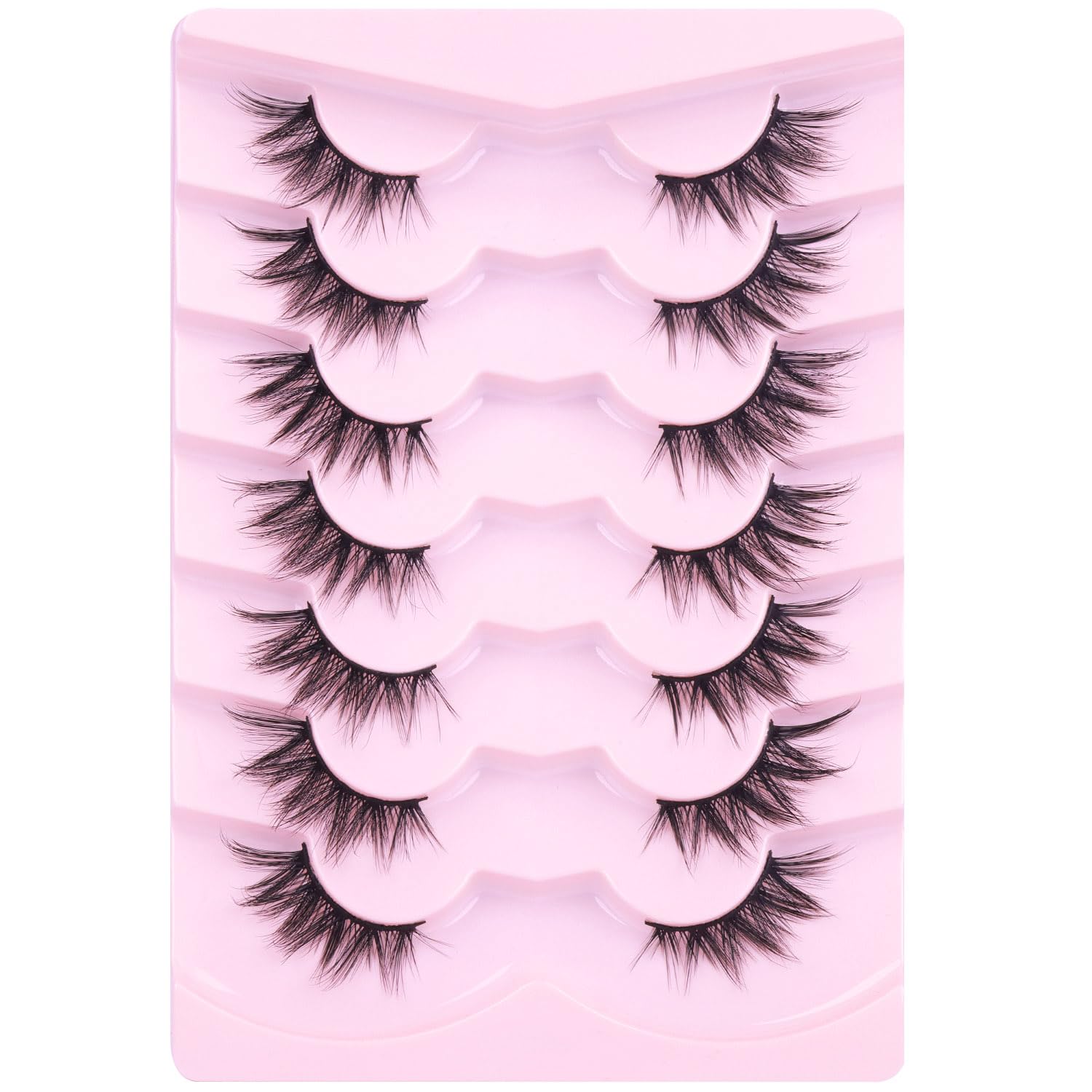 Kiromiro Wispy Faux Mink Fiber lashes are lightweight and reusable