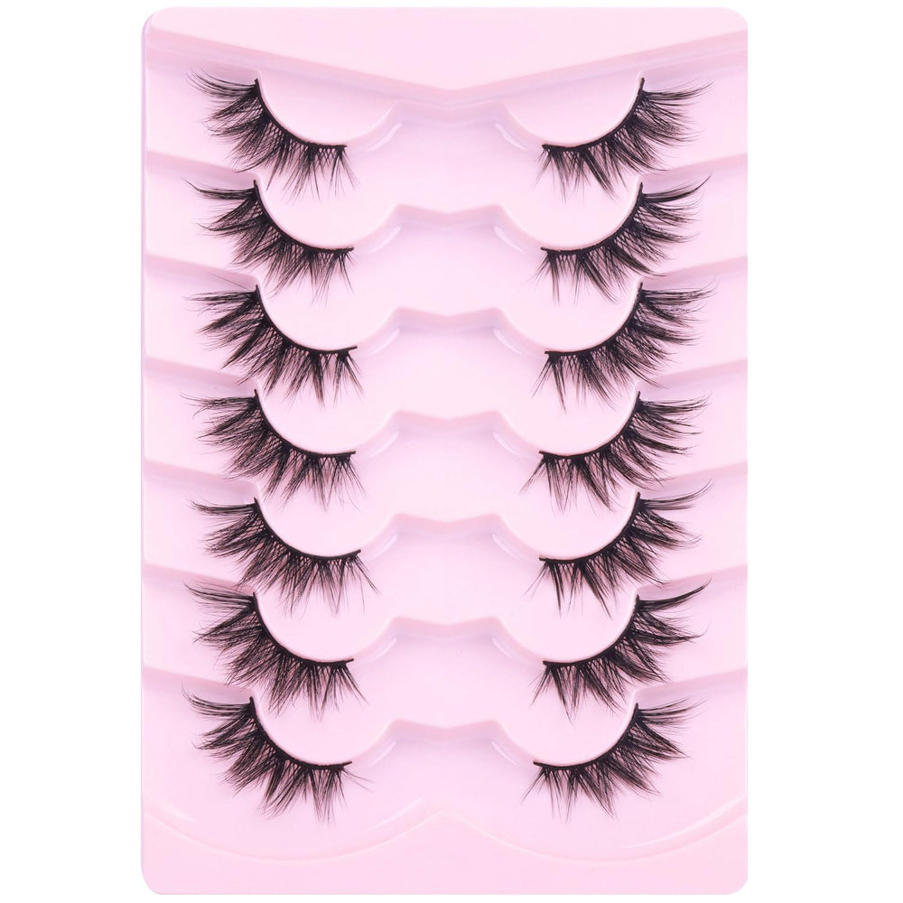 Kiromiro Wispy Faux Mink Fiber lashes are lightweight and reusable