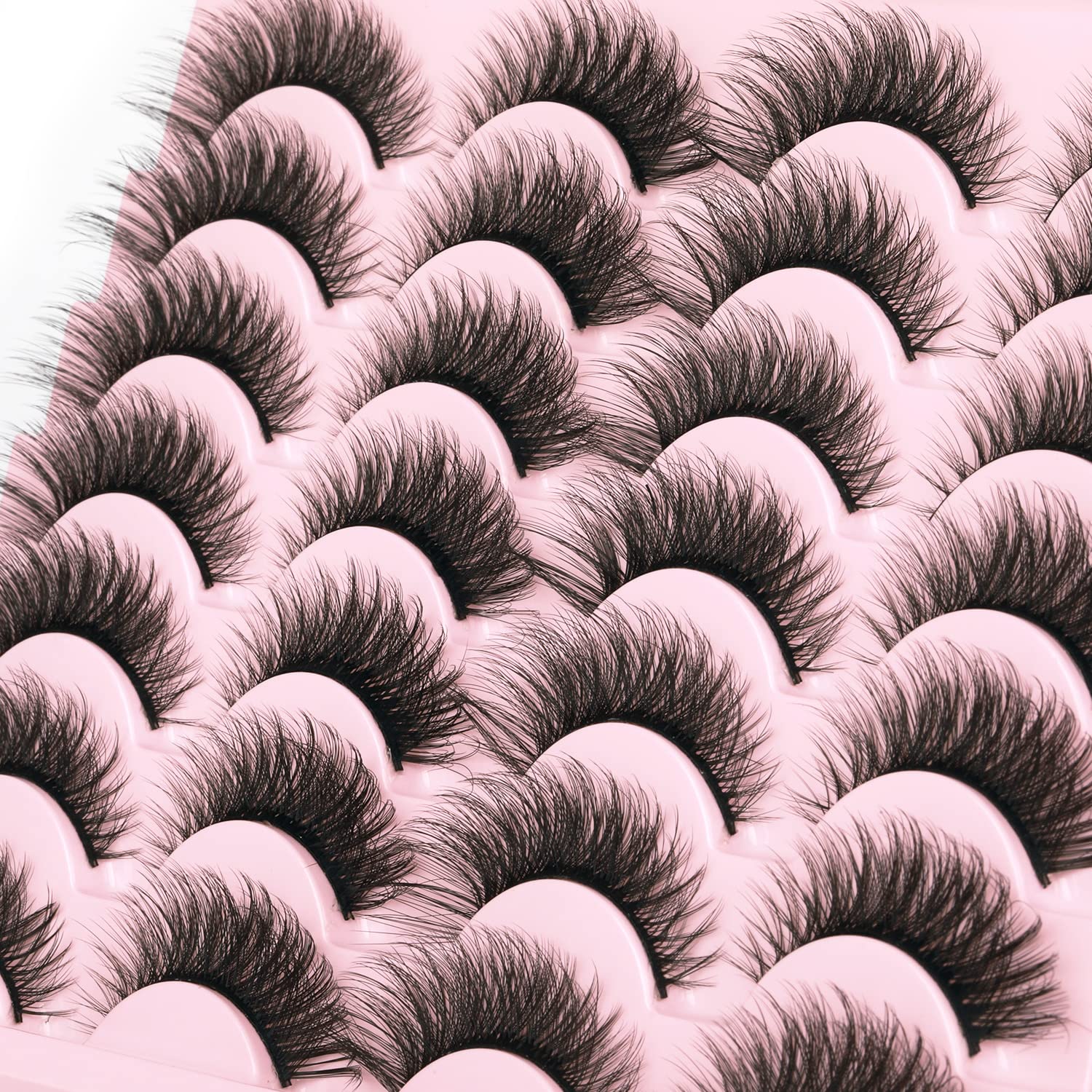 Kiromiro hypoallergenic faux mink fiber lashes for sensitive eyes.