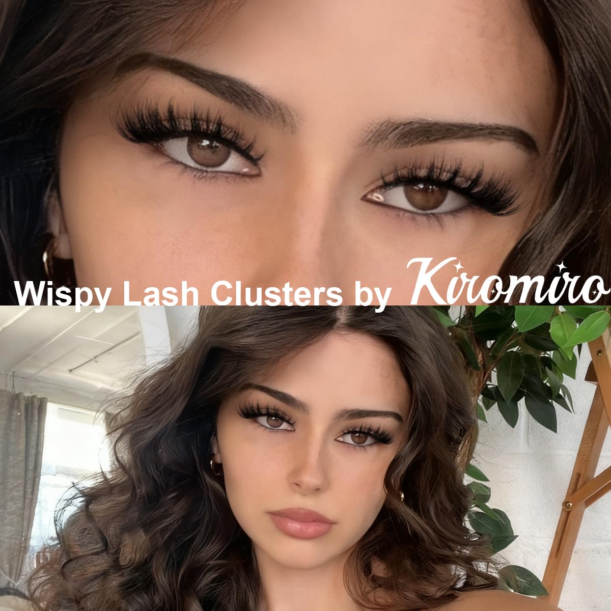 Kiromiro lash clusters DIY application ease for quick styling at home