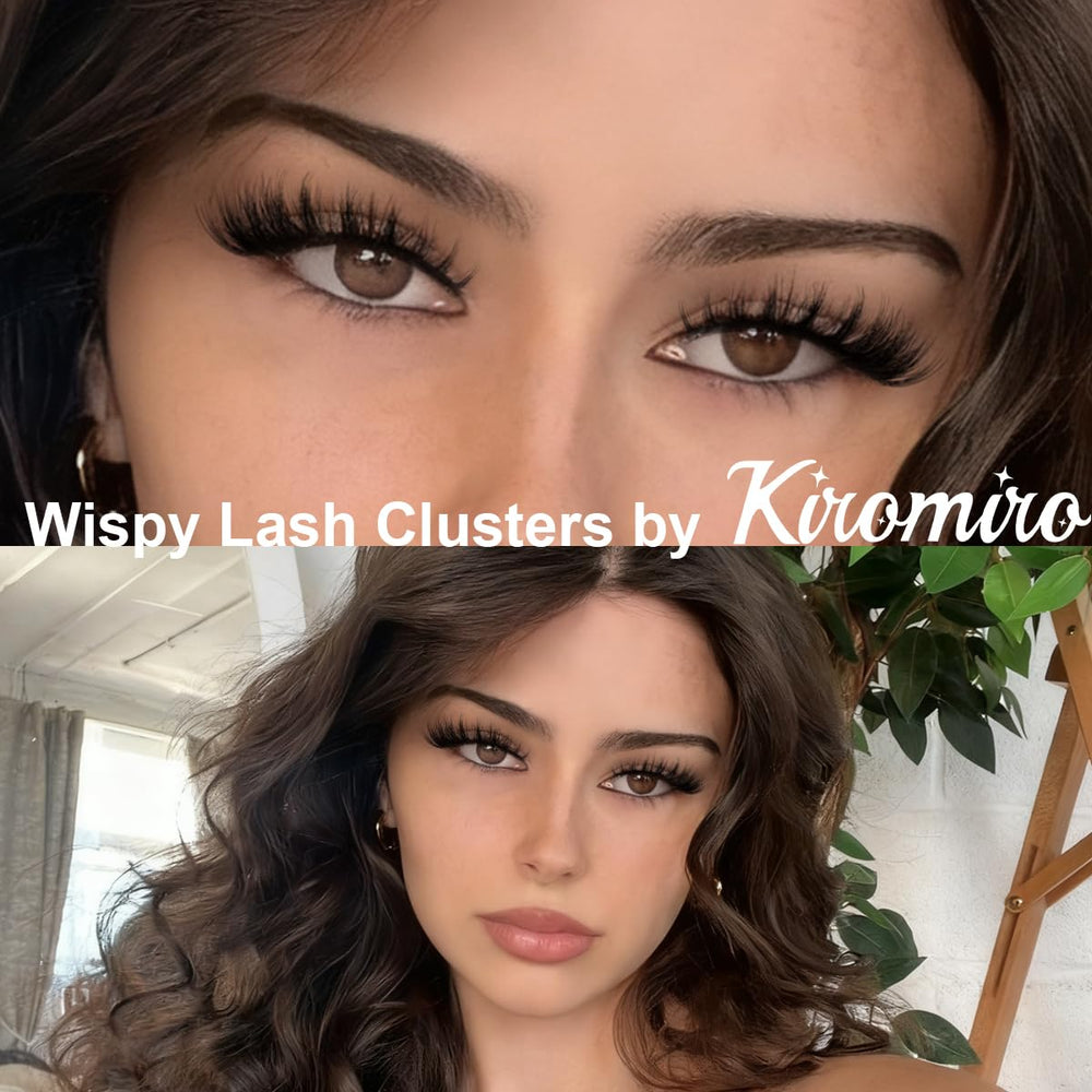 Kiromiro lash clusters DIY application ease for quick styling at home