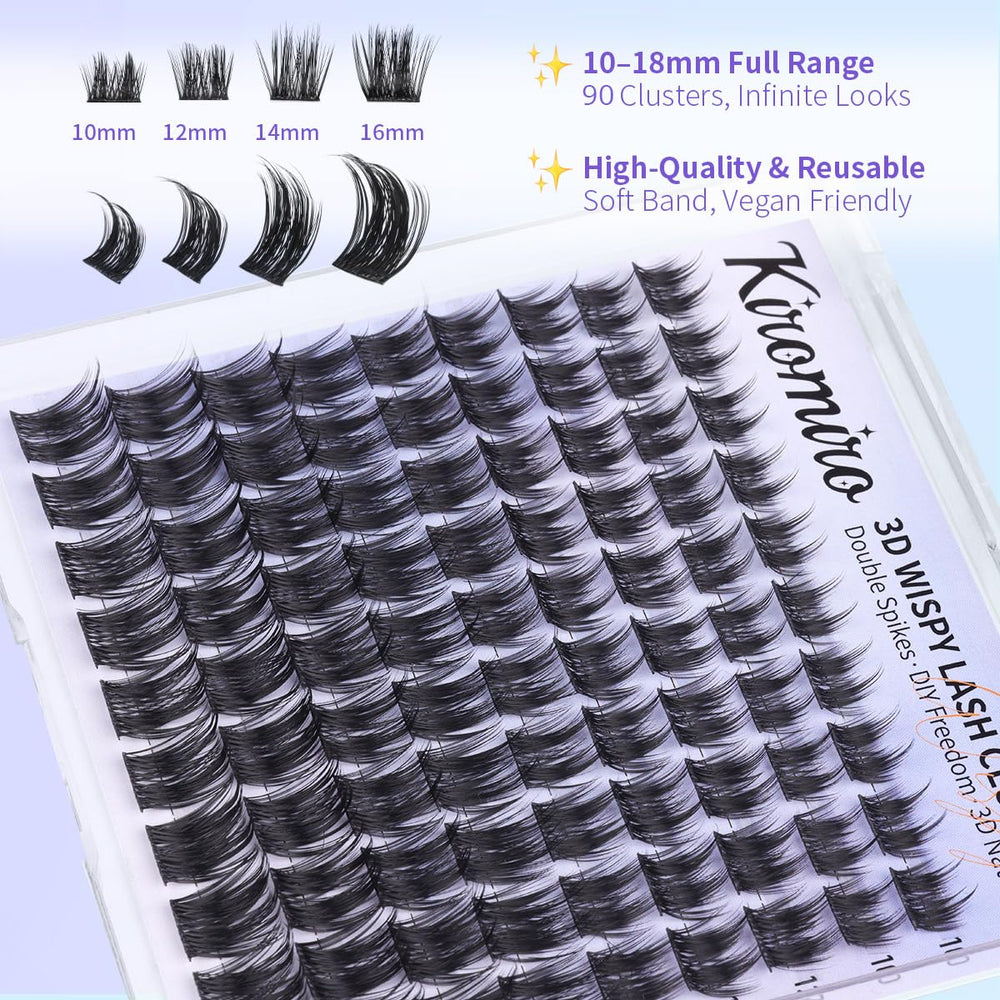 Kiromiro lightweight 0.05mm fibers ensure comfortable all-day wear.