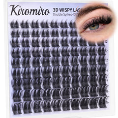 Kiromiro spike volume lash clusters create bold, dramatic eyes.