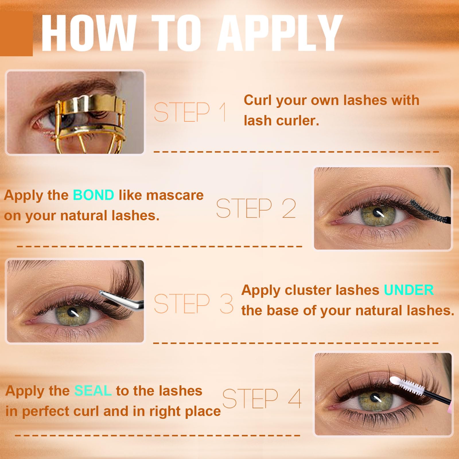 Kiromiro lash clusters volume creative designs for unique lash layouts