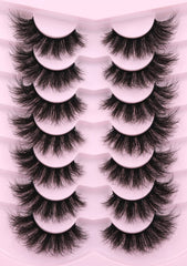 Kiromiro Lashes 8D full volume bundle for bold eye drama.