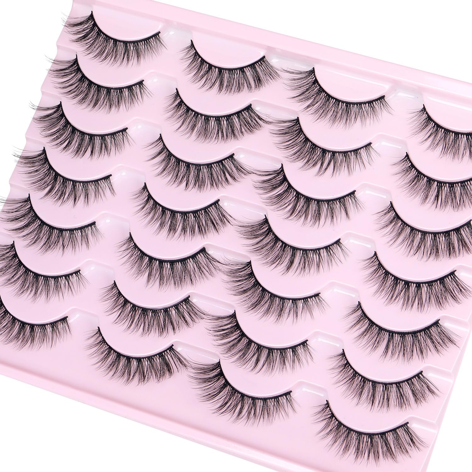 Kiromiro Lashes handmade faux mink collection detail.