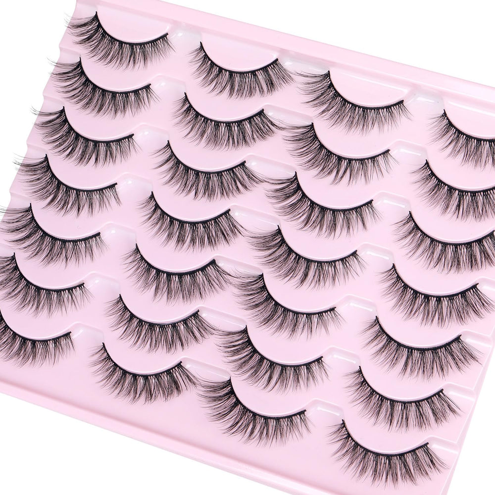 Kiromiro Lashes handmade faux mink collection detail.