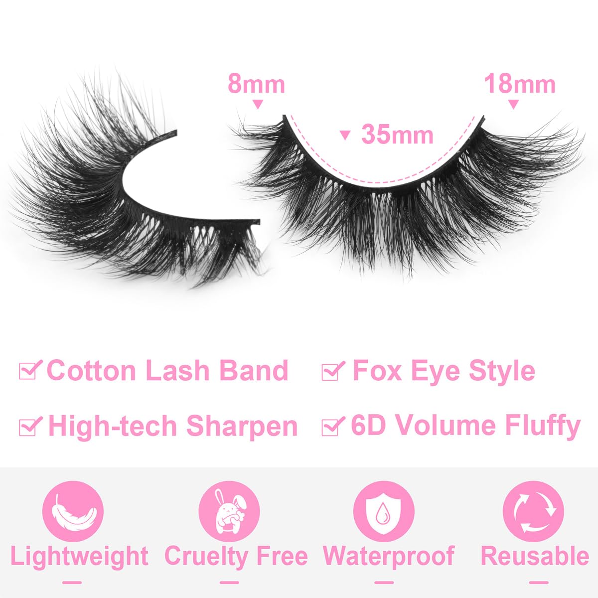 Kiromiro Cat Eye lashes easy to apply for beginners