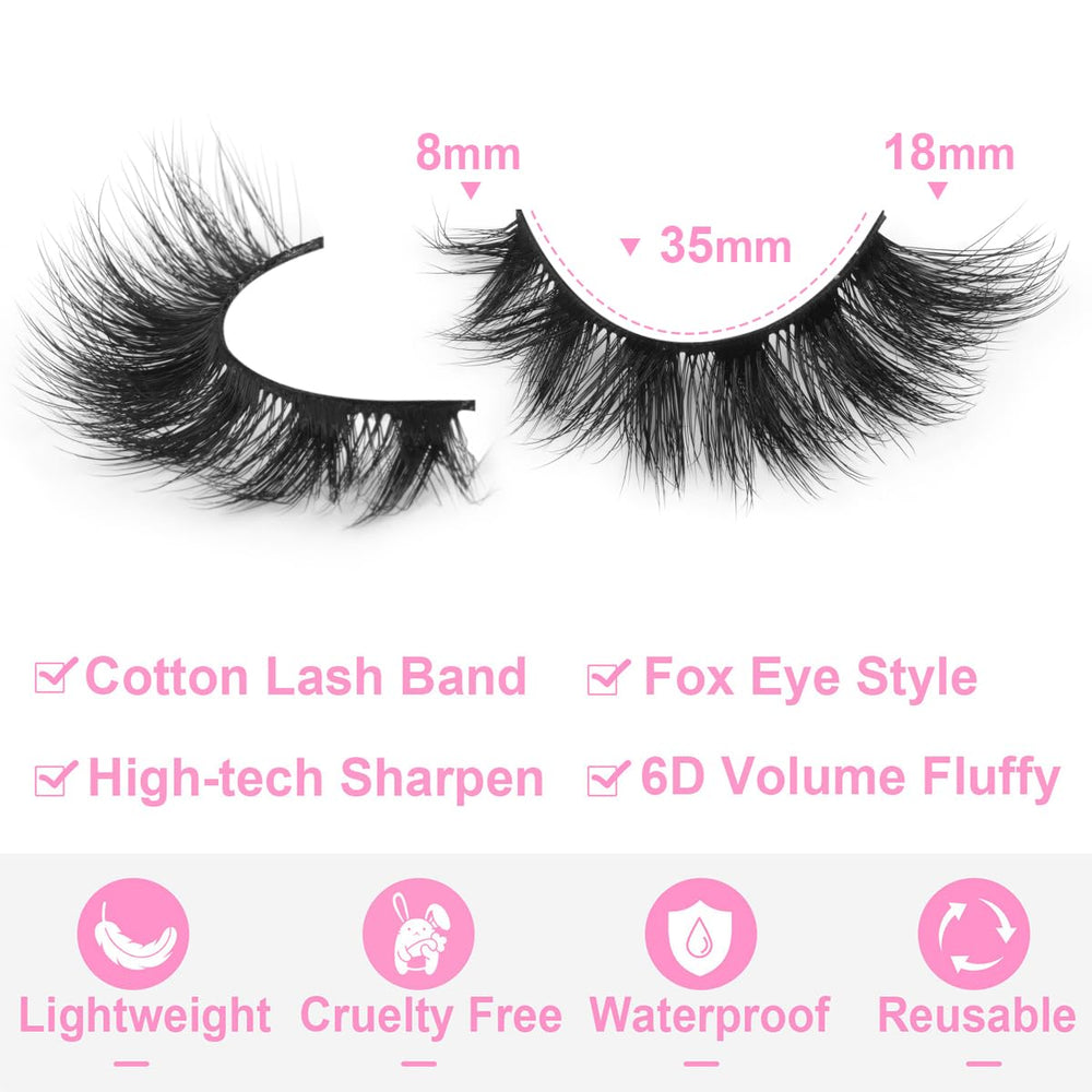 Kiromiro Cat Eye lashes easy to apply for beginners