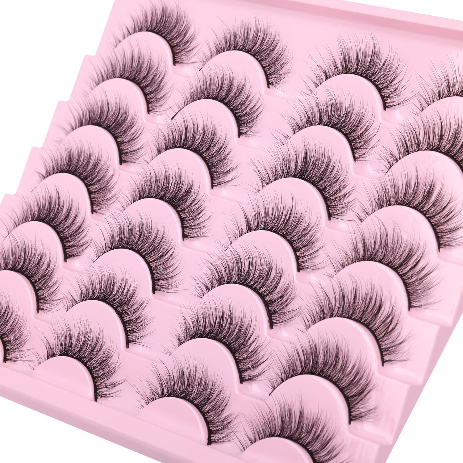Kiromiro natural 12mm lashes pack in seamless fit