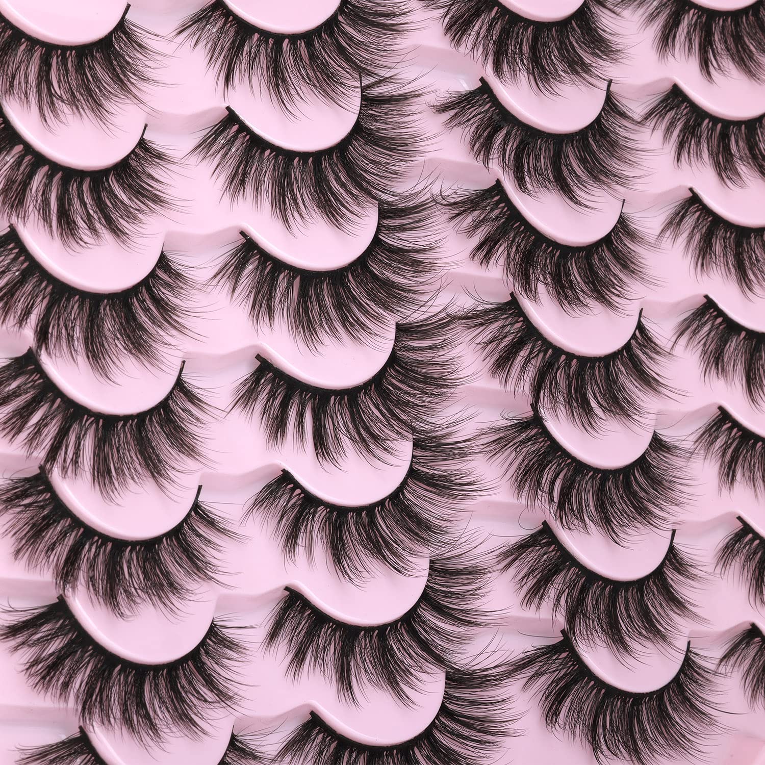 Kiromiro natural-look strip lashes for daytime makeup.