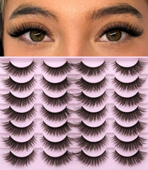 Kiromiro natural-look wispy 14mm lashes for an effortless daytime enhancement.