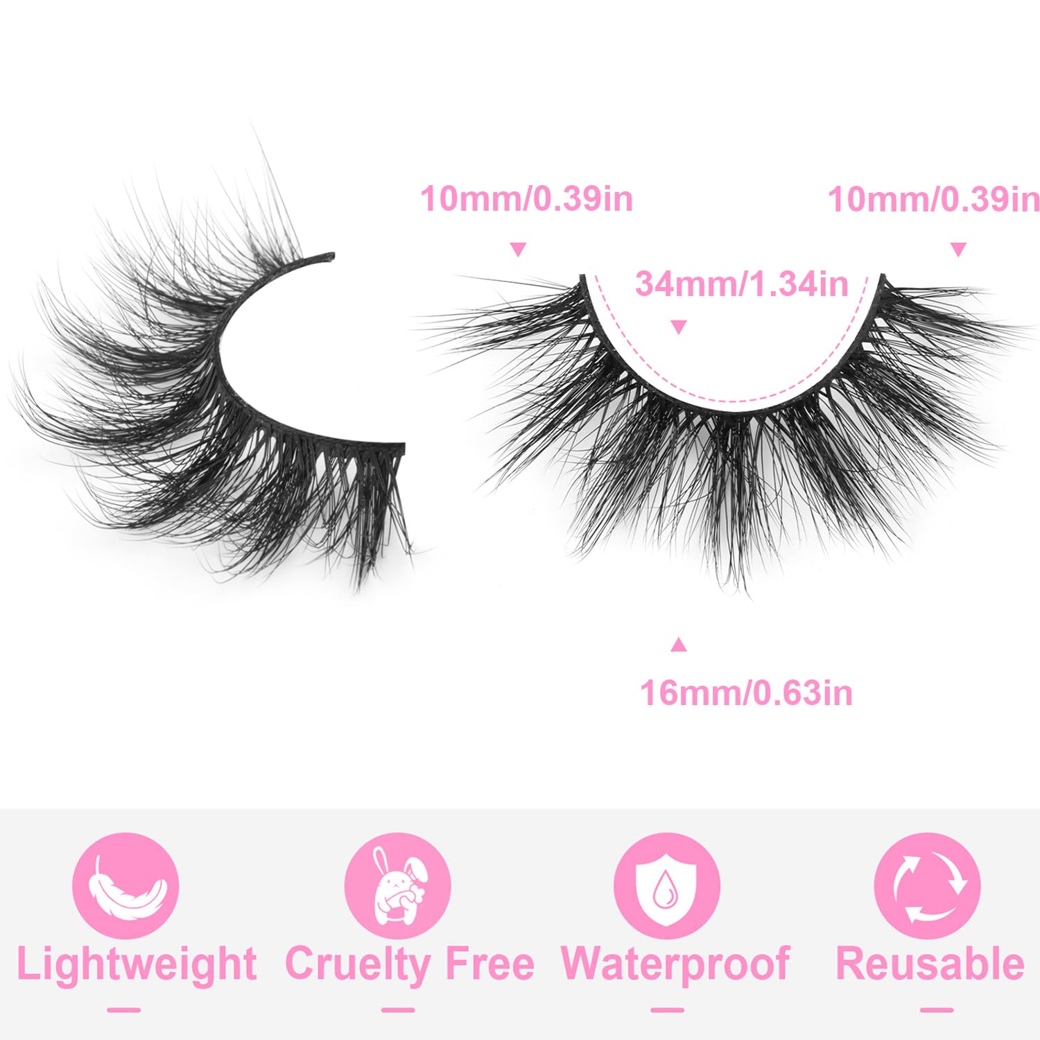 Kiromiro lashes with a soft cotton band stay comfortable and gentle on natural lashes.