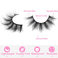 Kiromiro lashes with a soft cotton band stay comfortable and gentle on natural lashes.