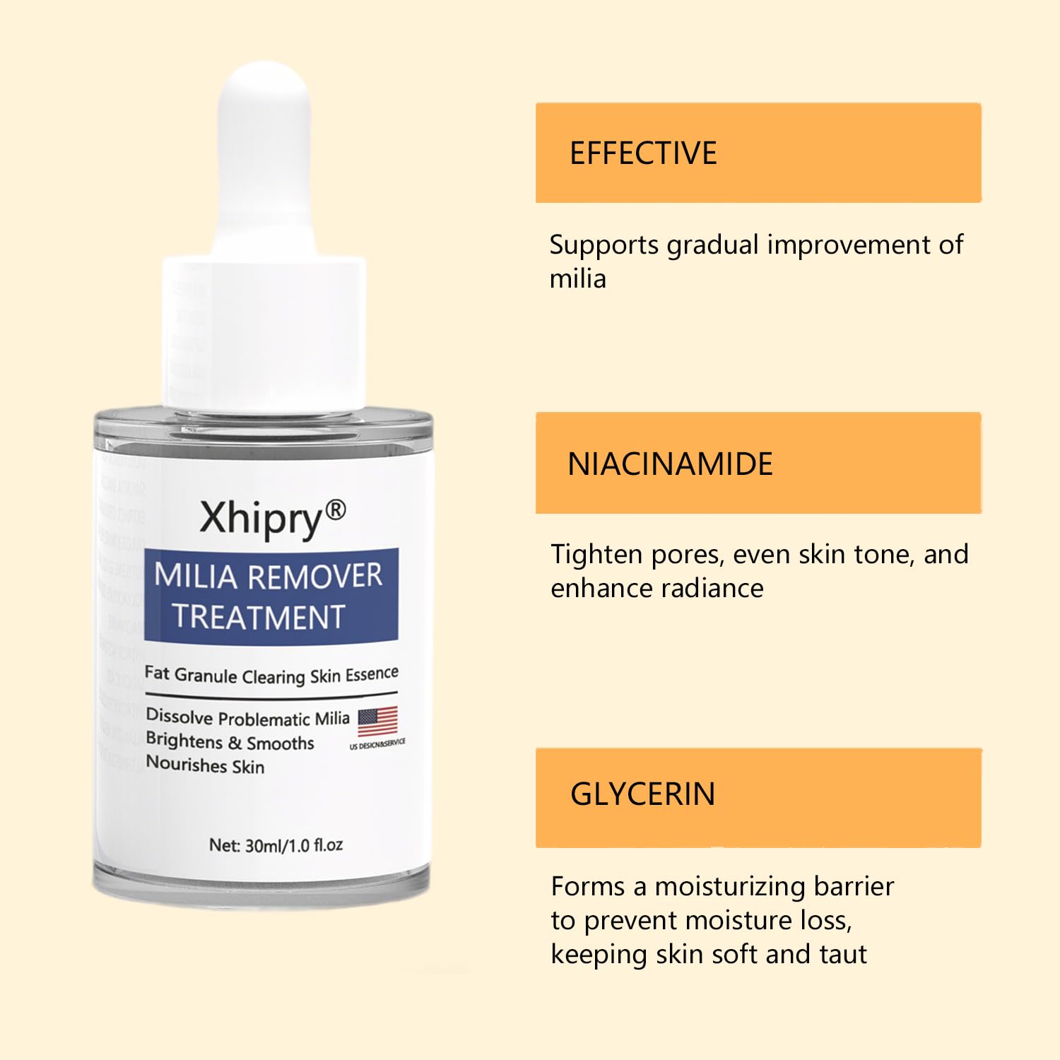 Kisinly Milia Remover, textura ligera que se absorbe rápido