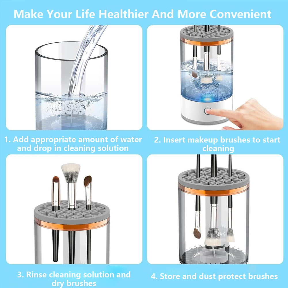 Kismiger four-step cleaning process promotes gentle, efficient care.