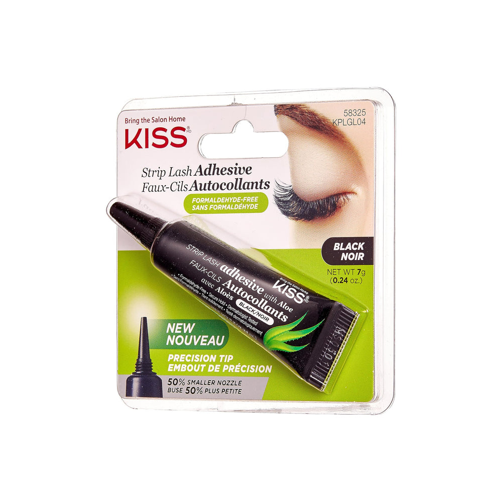 KISS Aloe-infused lash adhesive with narrow application nozzle
