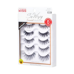 KISS So Wispy clear-band lashes offer comfortable, seamless blending with your natural lashes.