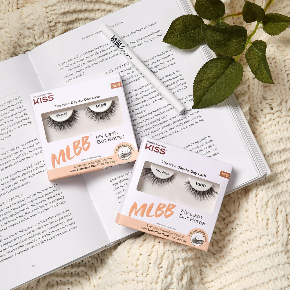 KISS Blessed 12mm lash natural look on real lashes
