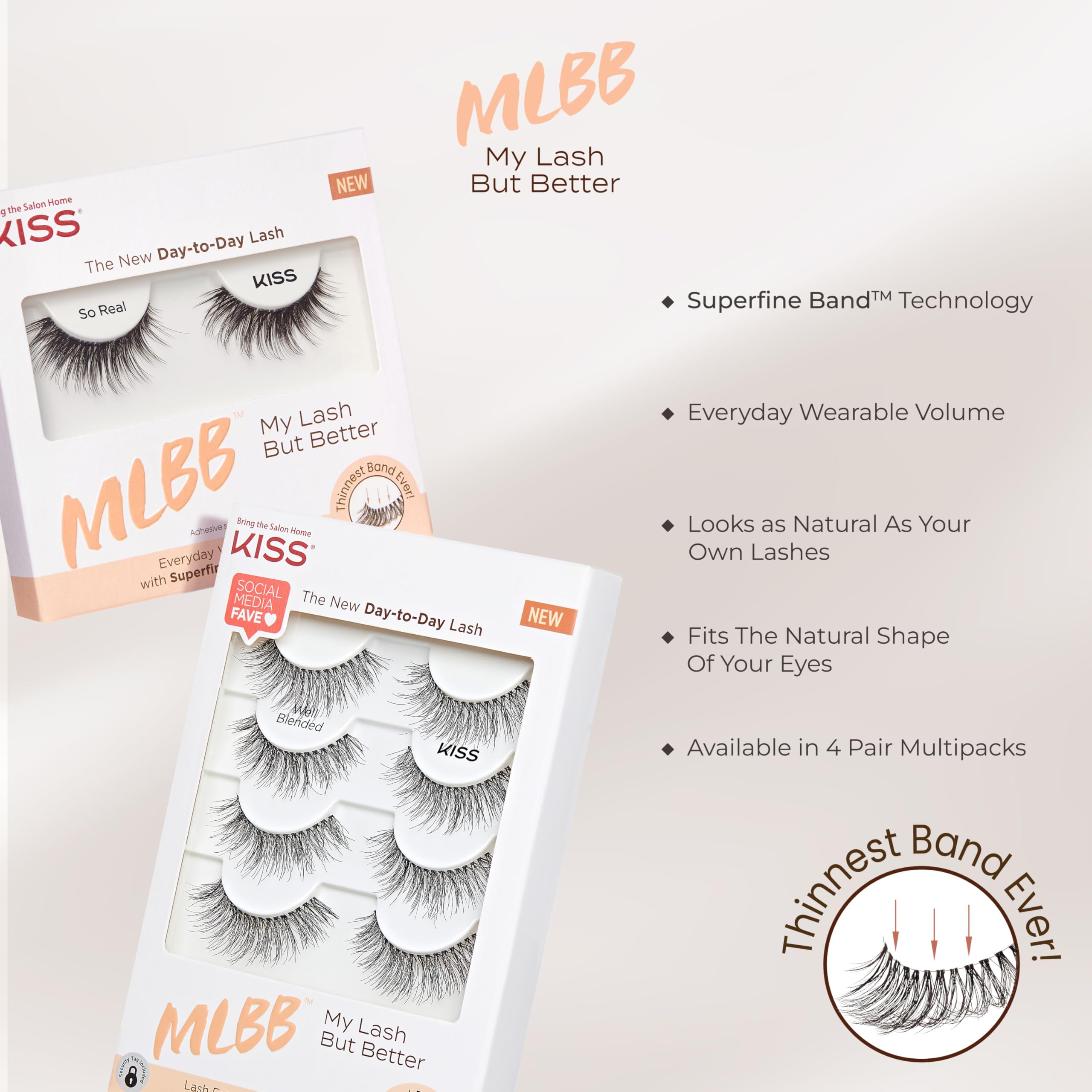 KISS Blessed 12mm lash vegan cruelty-free label appeals to shoppers