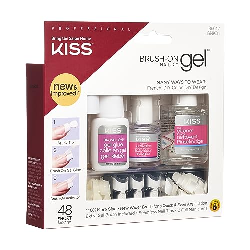 KISS activator bottle shown for quick, strong gel cure