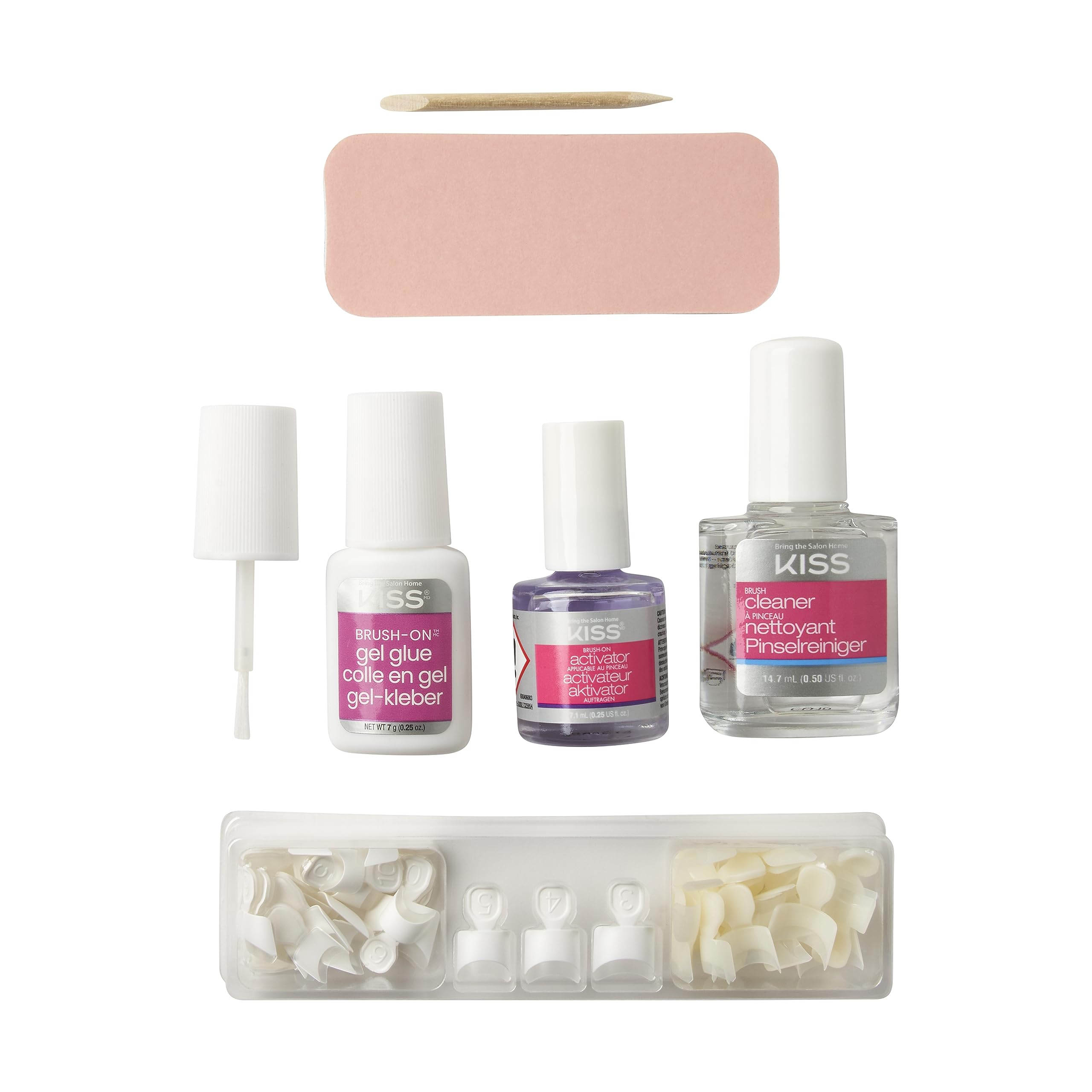 KISS gel brush and tools for easy application