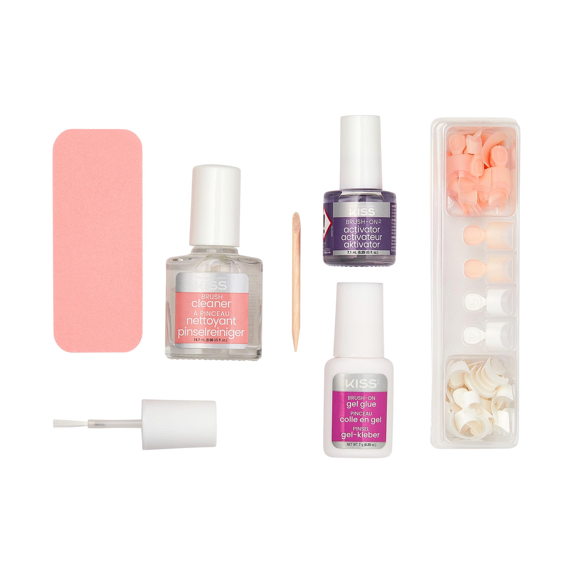 KISS two-wear options for natural or French look