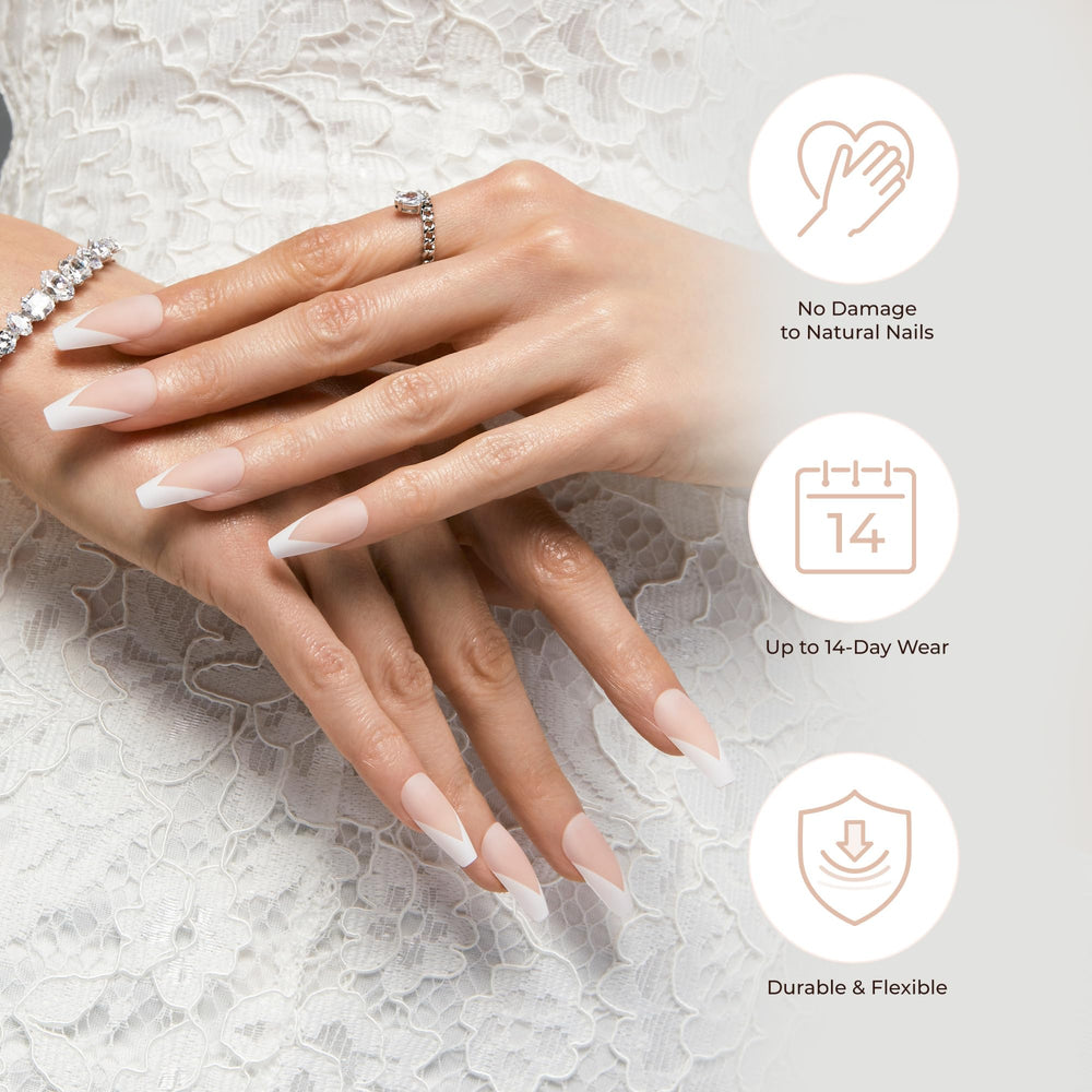 KISS Classy Nails, 28 uñas incluidas Dashing para cambio inmediato sin espera.