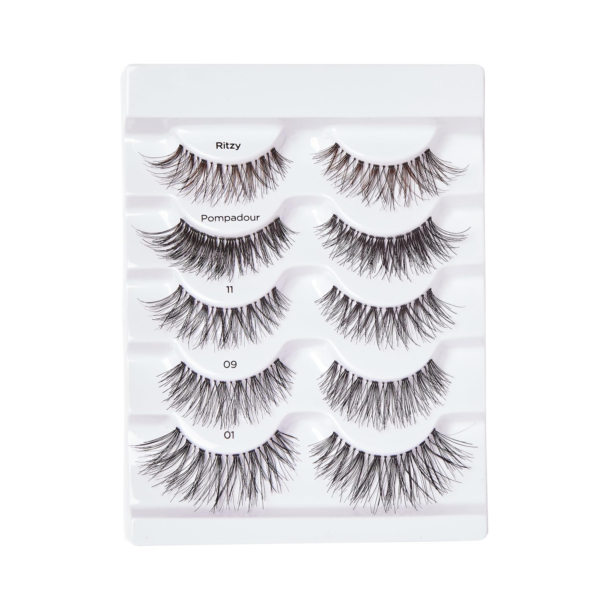 KISS clear-band lashes blend with your lashes for a seamless finish.